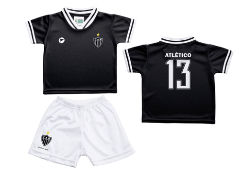 Conjunto Nº 13 Preto - Torcida Baby