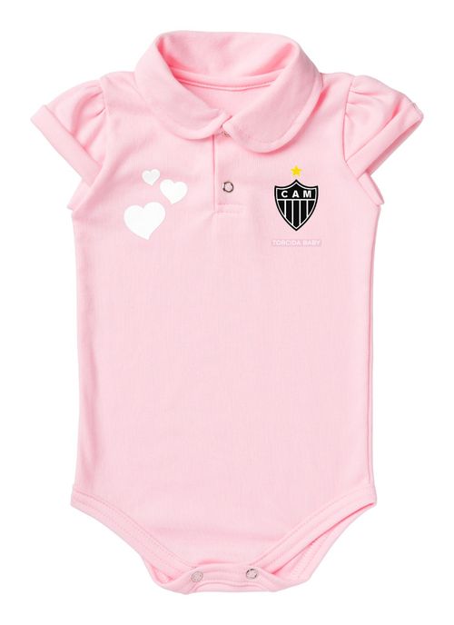 Body Polo Rosa – Torcida Baby