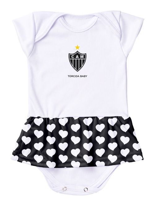 Body Saia Coração – Torcida Baby