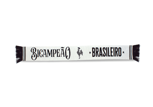 Cachecol Bicampeão Brasileiro - Branco