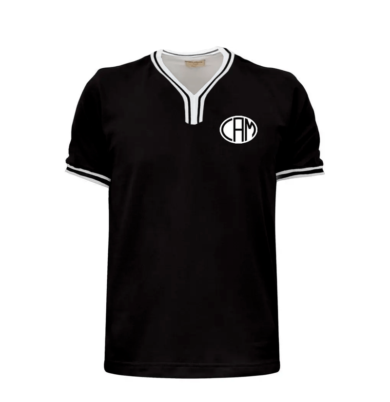 Camiseta Masculina Clube Atlético Mineiro Retrô - Preta