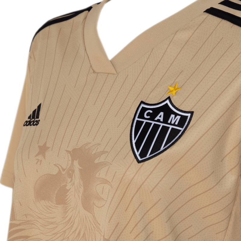 Atletico Mineiro Jersey Adidas Camisa Jogo lll Galo de Ouro . 2022