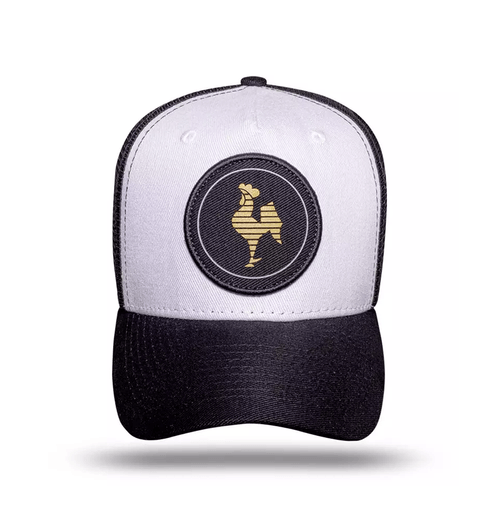 Boné Trucker Premium Galo Volpi - Preto e Branco