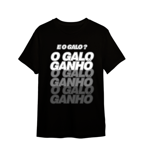 Camiseta Infantil "O Galo Ganhô"