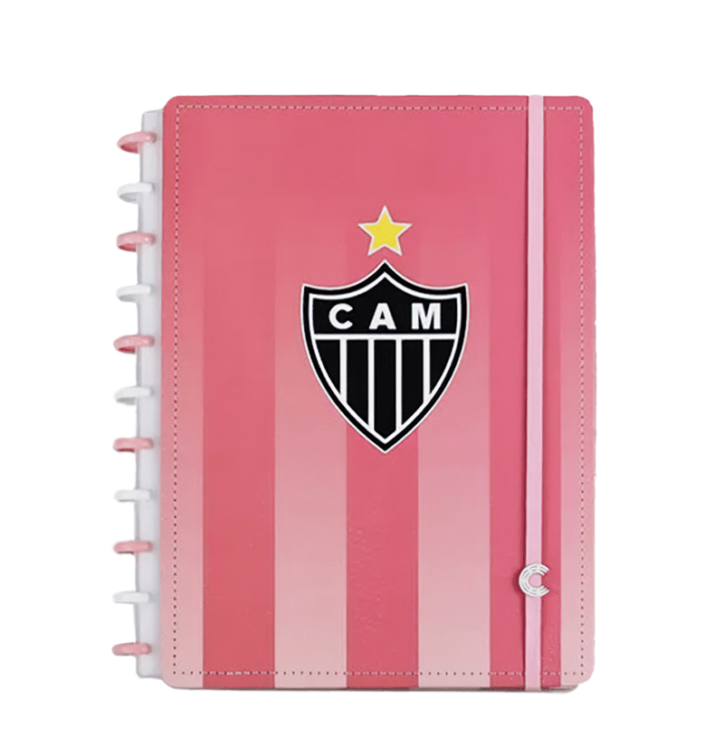 Caderno do Atlético Mineiro Preto – Caderno Inteligente ®