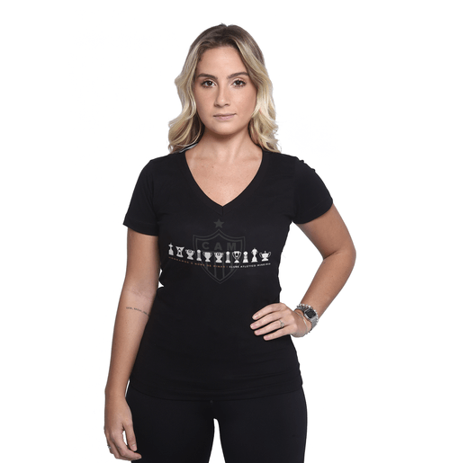 Camiseta Feminina Taças Atlético Mineiro