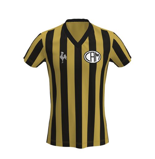 Camiseta Masculina Atlético Retrô Dourada