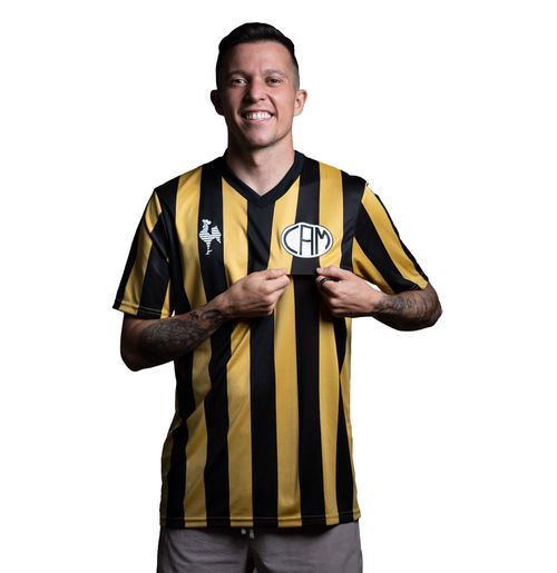Camiseta Masculina Atlético Retrô Dourada