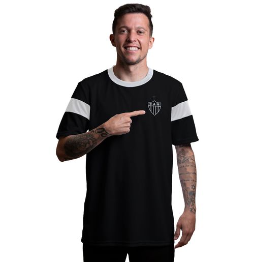 Camiseta Masculina Atlético Recortes