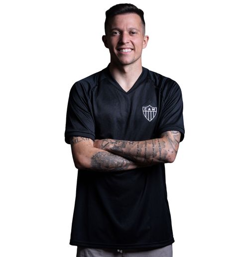 Camiseta Masculina Atlético Gola V Raglan