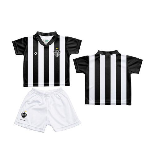 Conjunto Listrado Atlético - Torcida Baby