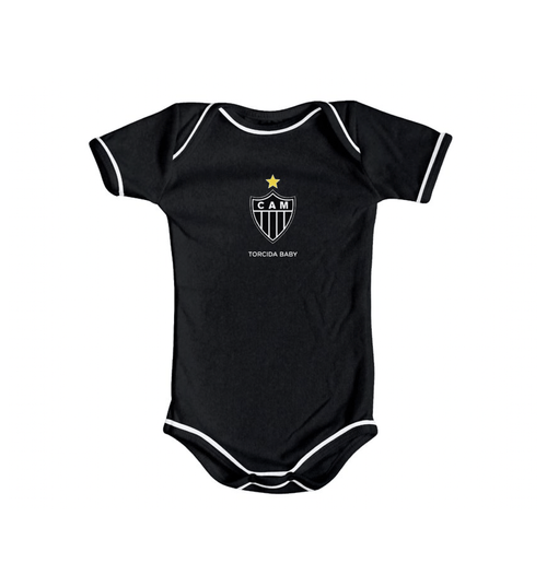 Body Avulso Preto Escudo Atlético Mineiro