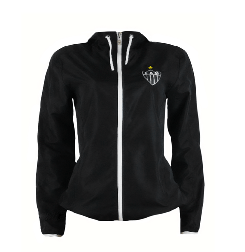 Jaqueta Corta-Vento Feminina Escudo Atlético Mineiro