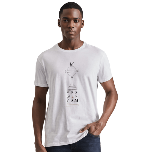 Camiseta Reserva Masculina Yes We CAM Branca