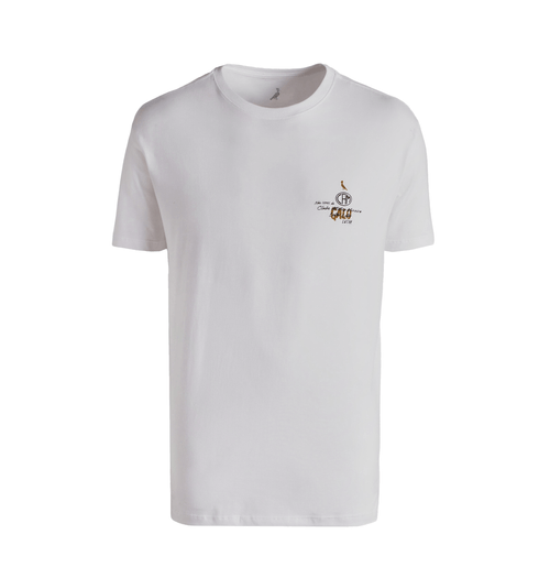 Camiseta Reserva Masculina Estampa Galo Branca
