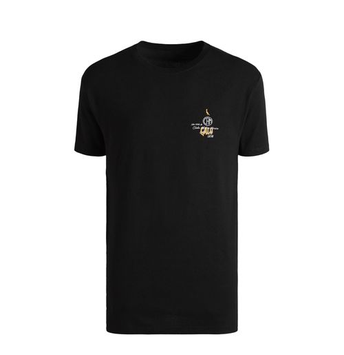 Camiseta Reserva Masculina Estampa Galo Preta