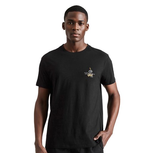 Camiseta Reserva Masculina Estampa Galo Preta