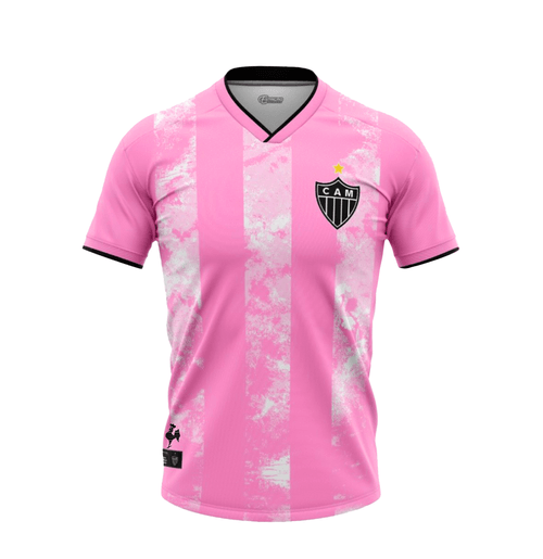 Camiseta Feminina Atlético Mineiro Sport Rosa