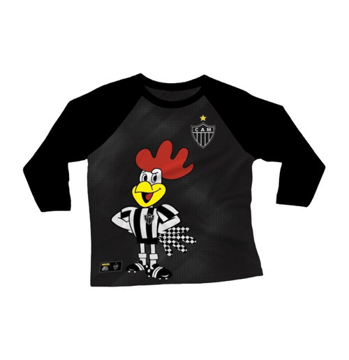 Camiseta Infantil UV Atlético Mineiro Galo Ziraldo
