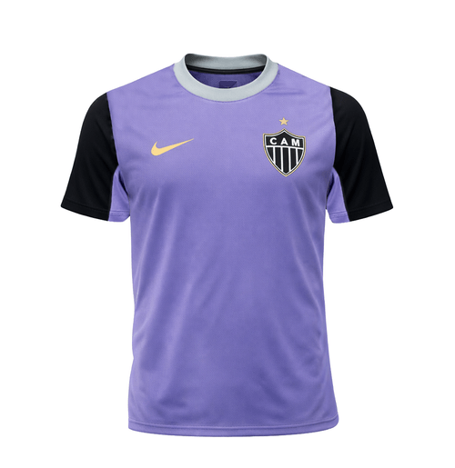 Camiseta Masculina Atlético Mineiro Nike Treino 26 Roxo e Preto